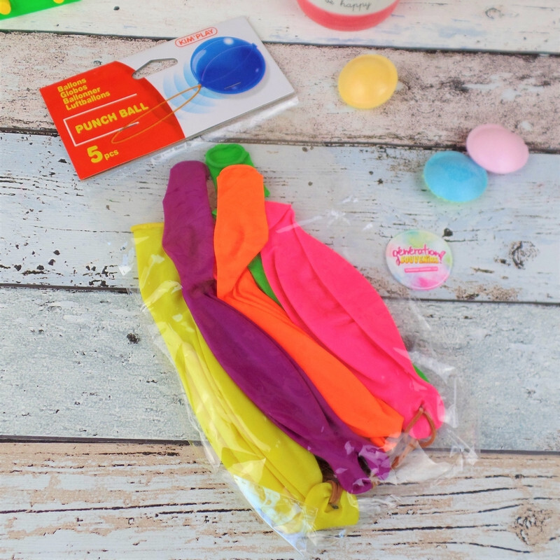 Lot de 5 ballons Punch Ball - Jouet d'enfance