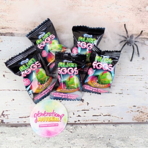 Bubble gum Alien Eggs - Bonbons Halloween