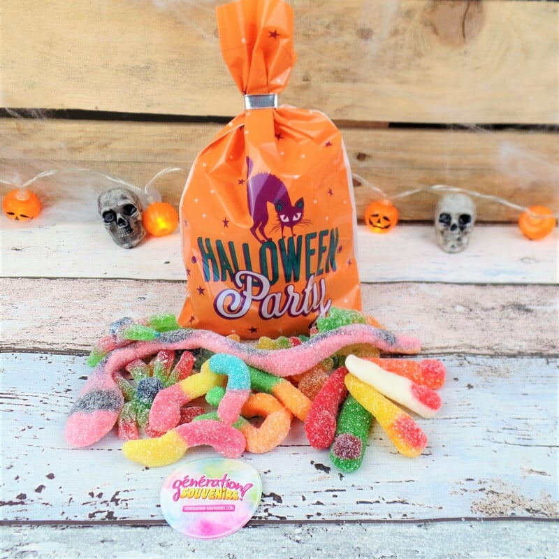 Sachet de bonbons acidulés - Halloween Party - 200g