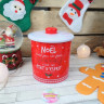 Boîte de Noël remplie de sucettes rétro