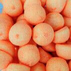 Guimauves Balles de Golf Orange - Pêche - Lot de 10