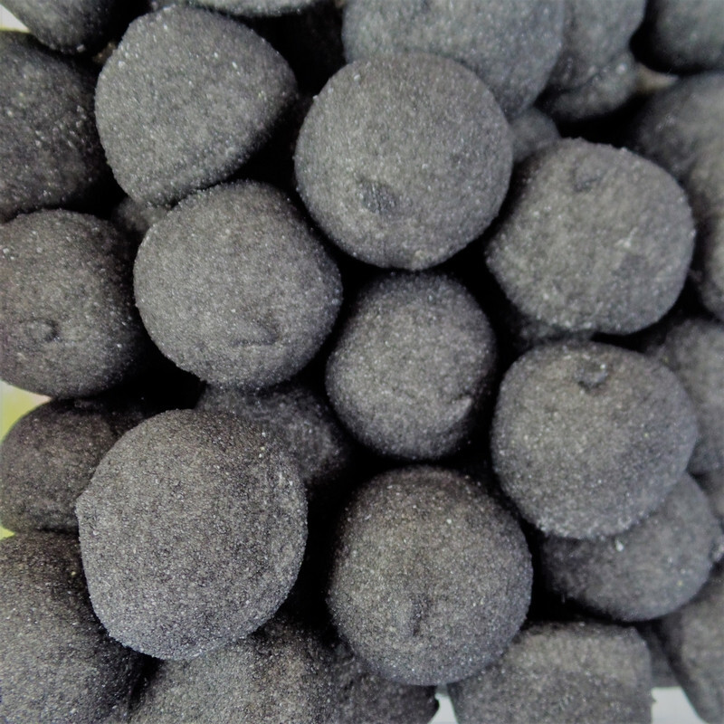 Guimauves Balles de Golf Noire - Vanille - Lot de 10