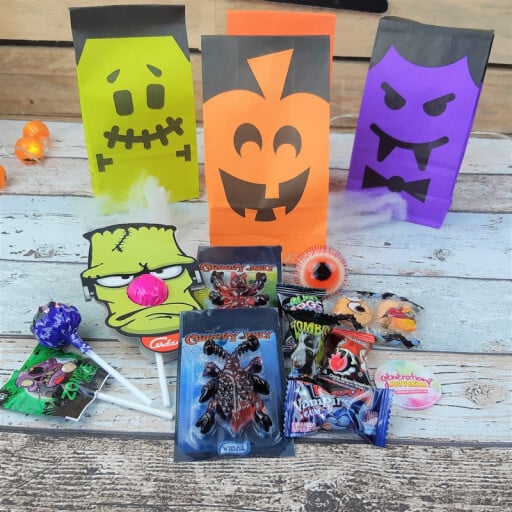 Sachet de friandises emballées Halloween