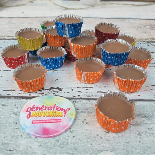 Chocolats glacés en coupelle