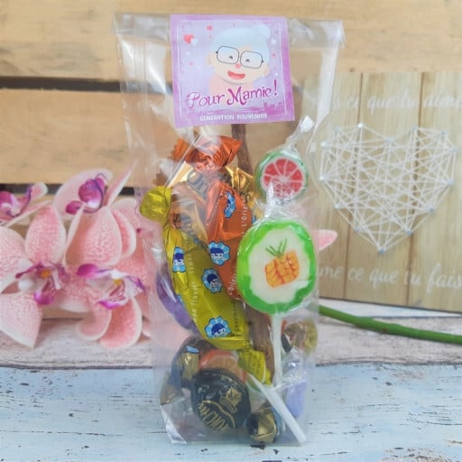 Sachet de bonbons d'autrefois - Pour Mamie - Années 60 et 70