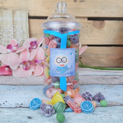 Petite bonbonnière de friandises d'antan - Pour Papi