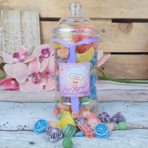 Petite bonbonnière de friandises d'antan - Pour Mamie