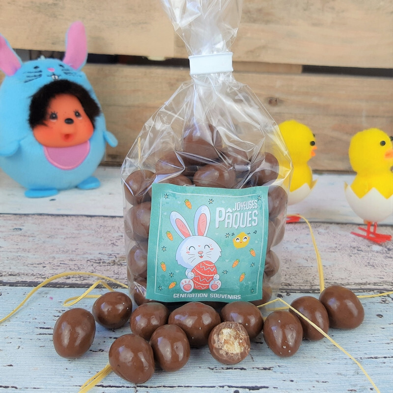 Oeufs nougatine au chocolat au lait de Pâques