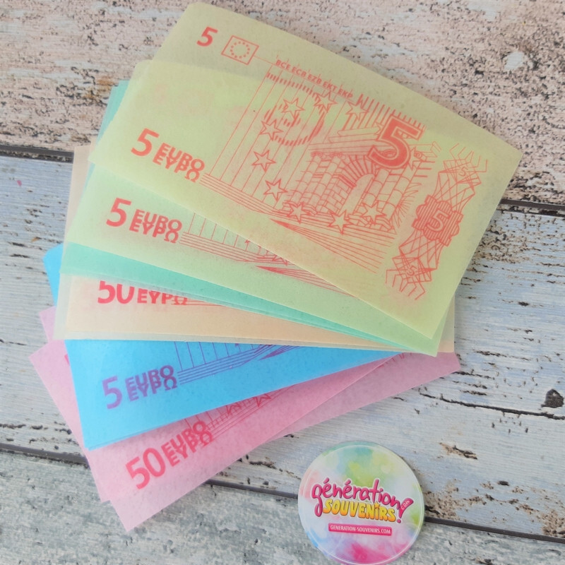 Billet de Banque en bonbons - Lot de 10