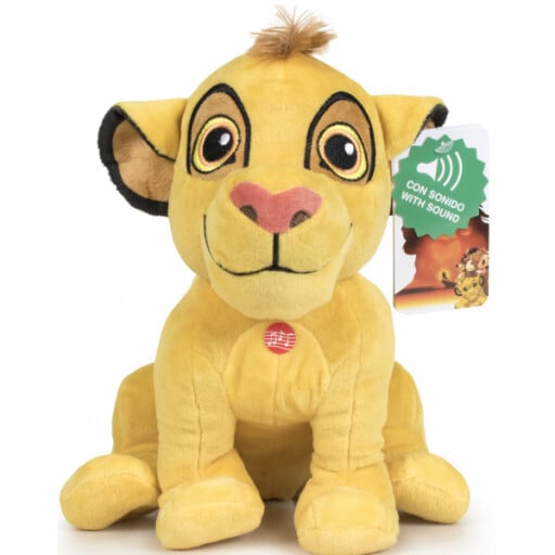 Peluche sonore Le Roi Lion - Simba