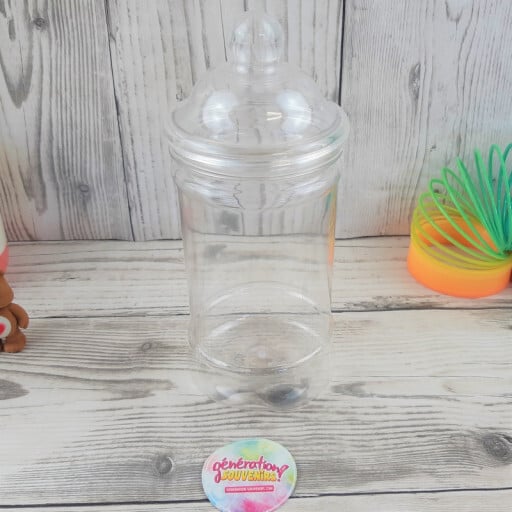 Petite bonbonnière vintage en plastique - Vide