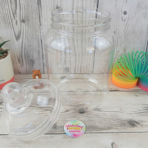 Grande bonbonnière vintage en plastique - Vide
