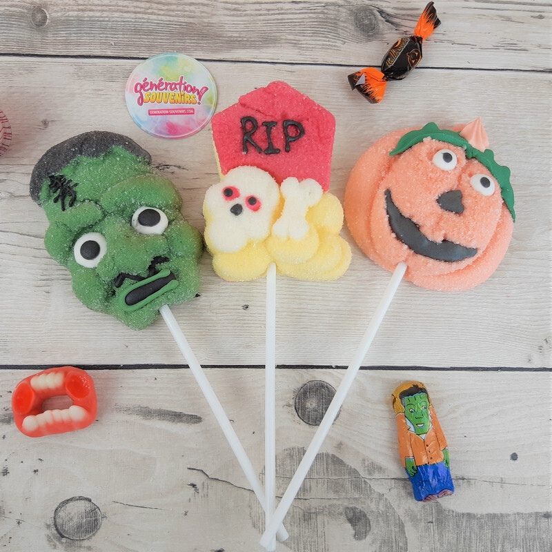 Sucette guimauve Halloween