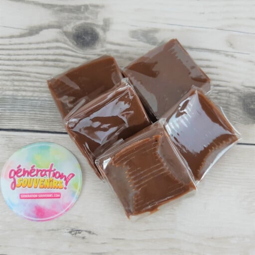 Palet de caramel au chocolat