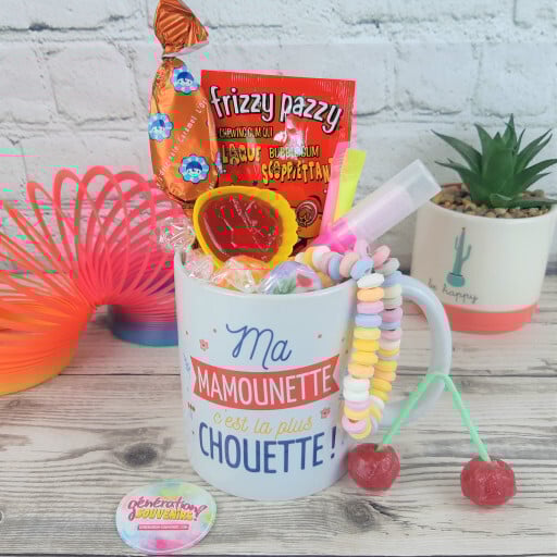 Mug gourmand Mamounette c'est la plus chouette - Cadeau maman