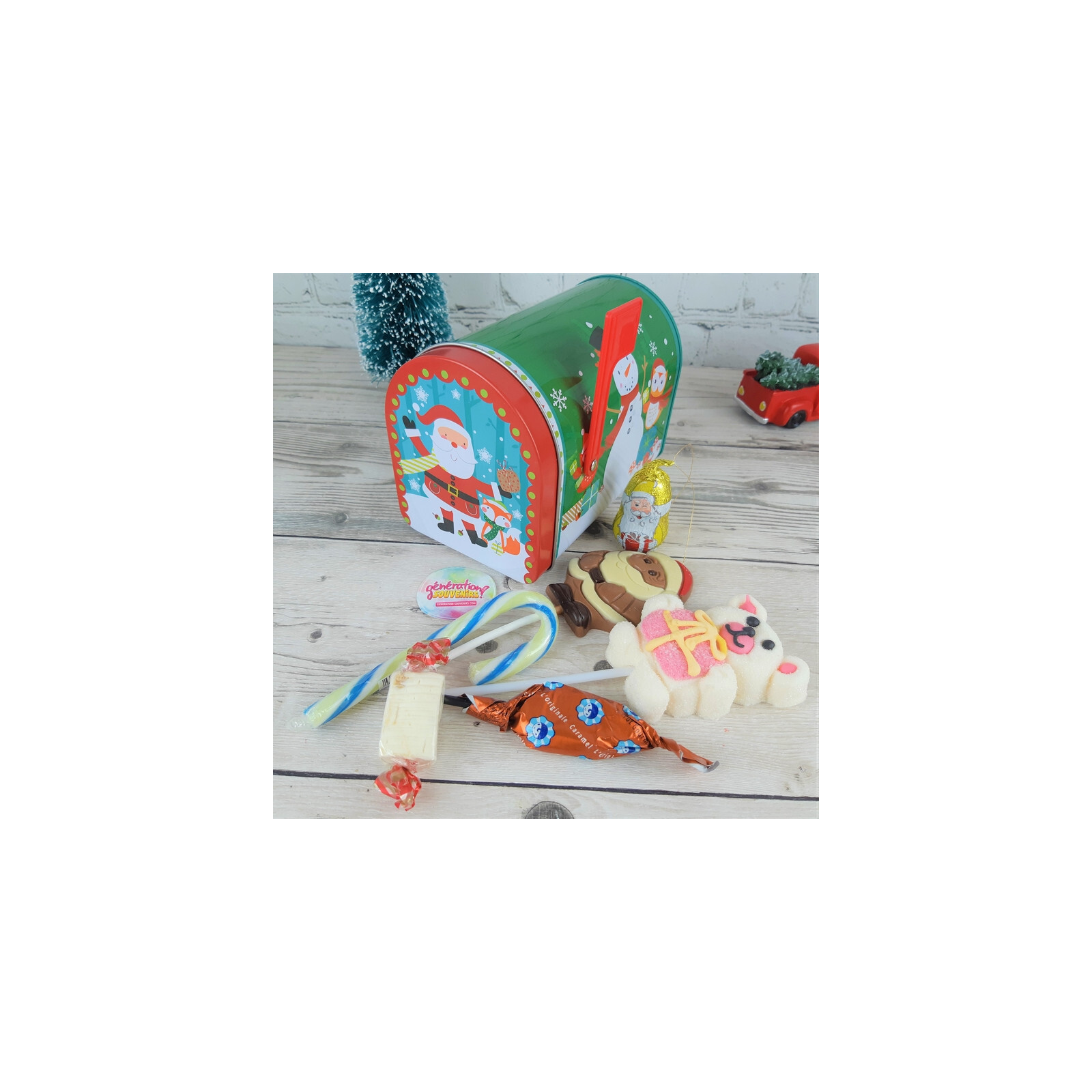 Boîte Aux Lettres Miniature UKCOCO - Tirelire Métal Blanc Pour Décor, Jeu Et Saint-Valentin