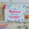 Pochette Maîtresse - cadeau école