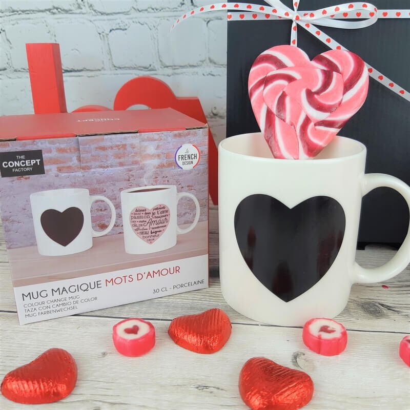Coffret Amour - Saint Valentin - Idée cadeau et bonbons
