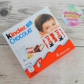 Kinder chocolat - 4 bâtonnets