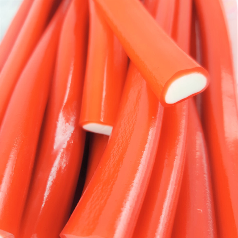 Bonbon câble Jumbo lisse - Fraise - Lot de 2