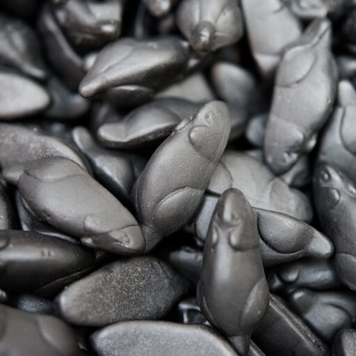 Souris noire à la réglisse