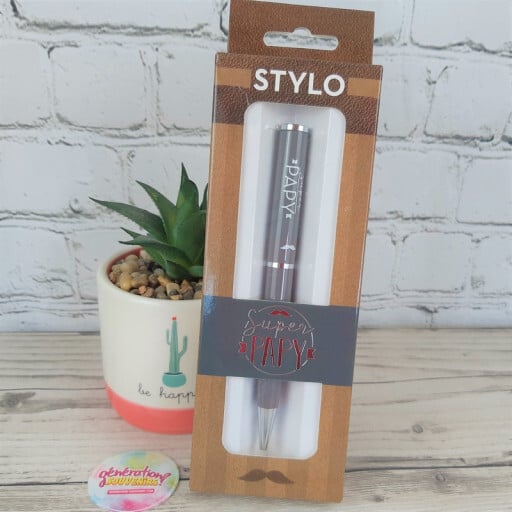 Stylo Super Papy - Cadeau grand-père