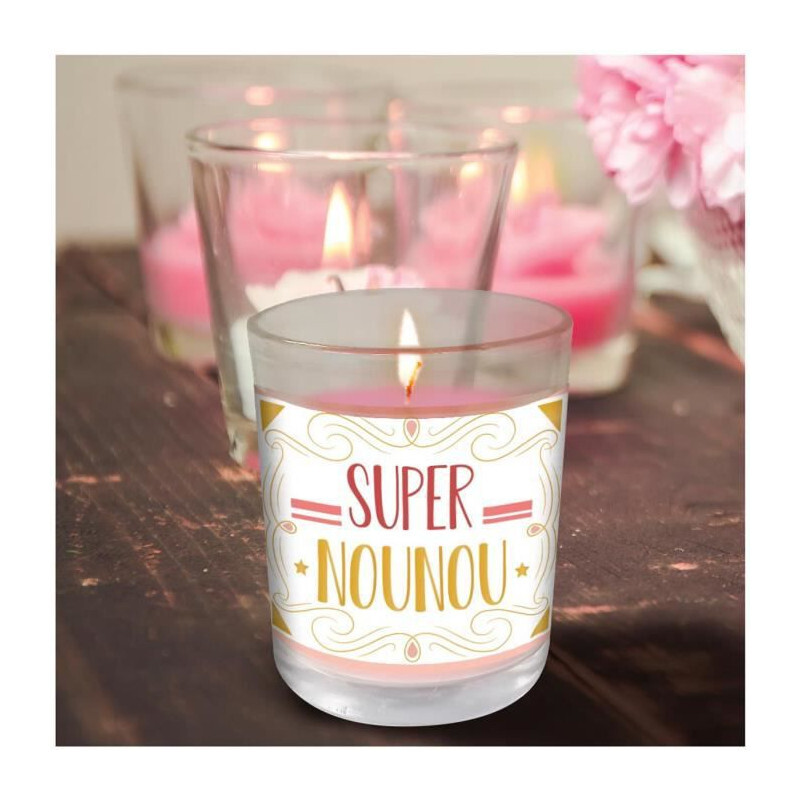 Bougie parfumée - Super Nounou - Cadeau Nourrice