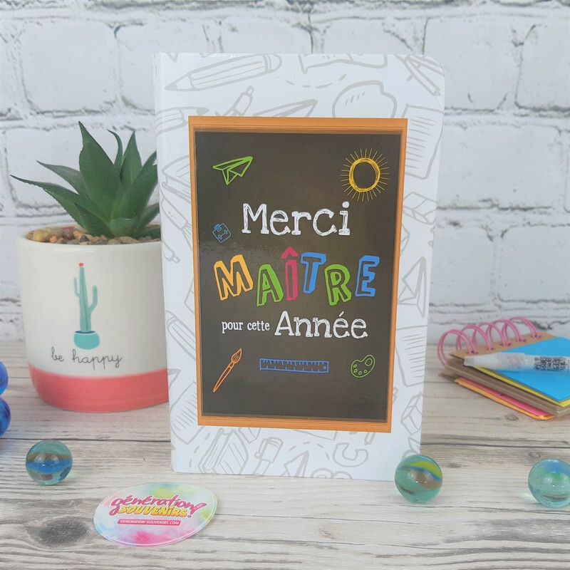 Carnet Maître - Cadeau école
