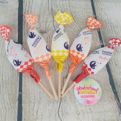 Sucettes Pierrot Gourmand aux fruits