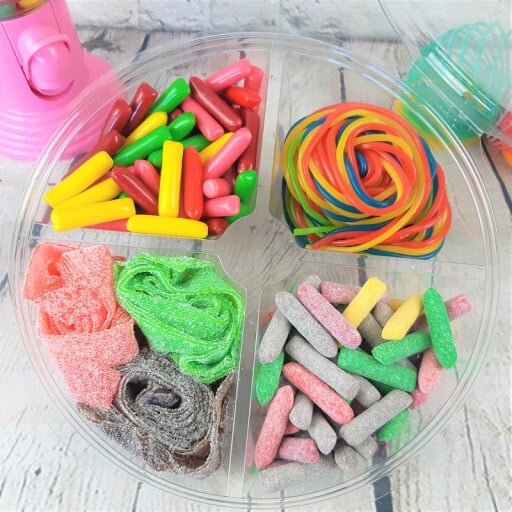 Plateau - Bonbons Acide vs Doux