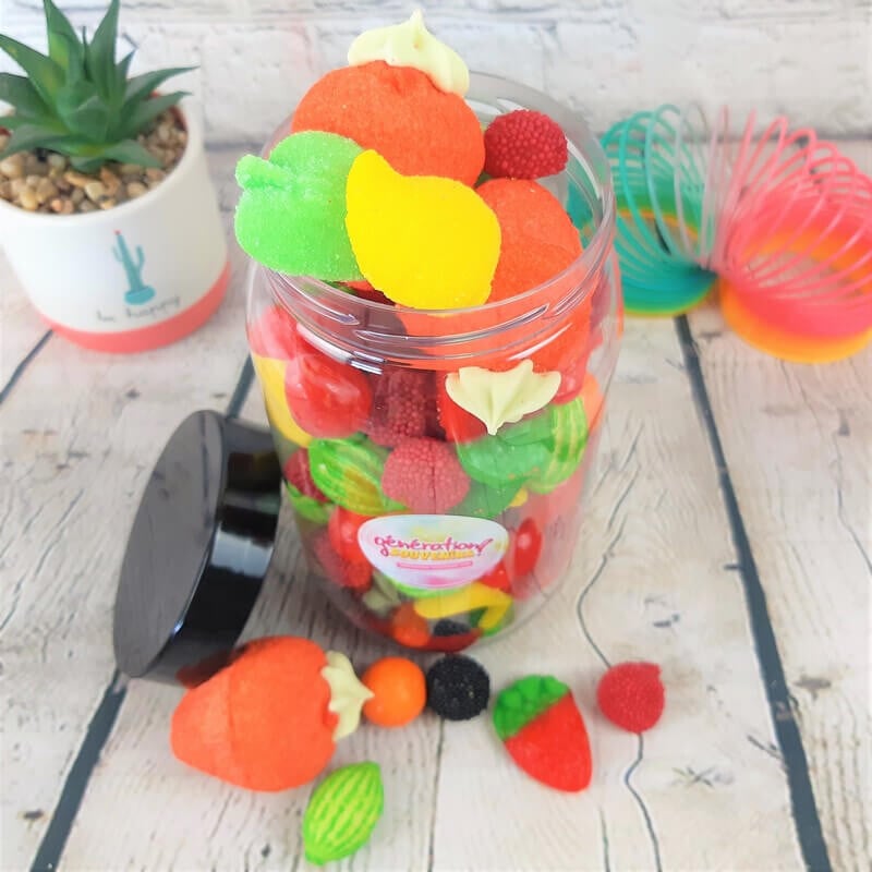 Bocal de bonbons aux fruits - Candy Mix