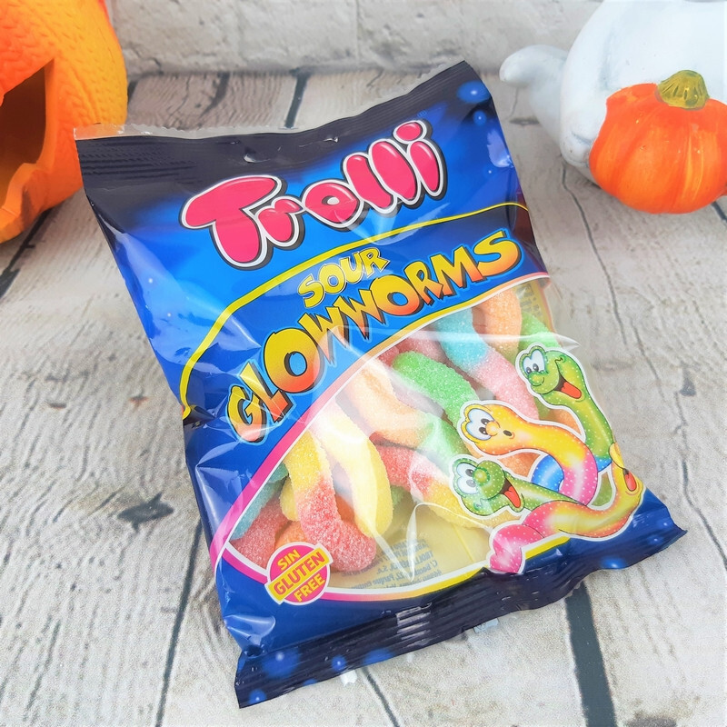Bonbons vers luisants acidulés - Halloween - 100g