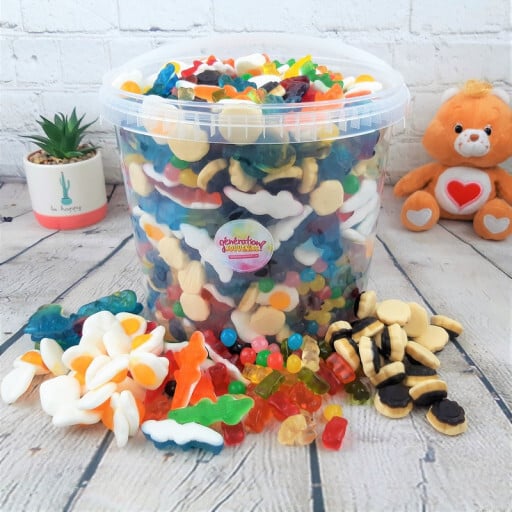 Méga seau de bonbons Haribo - 5 kg - Candy Mix