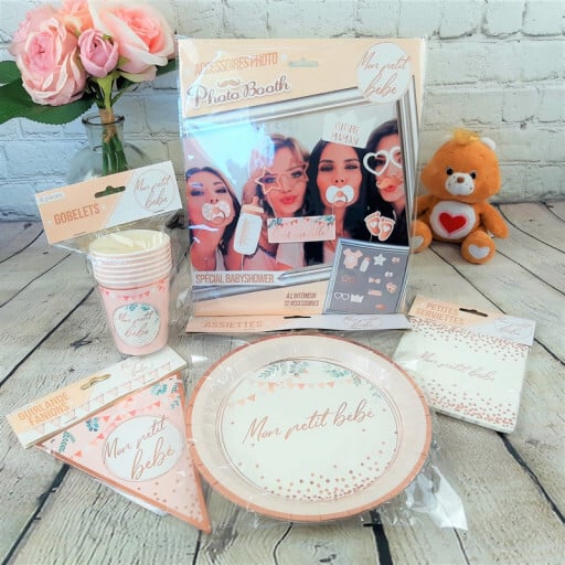 Kit Baby Shower Fille - Idée cadeau naissance