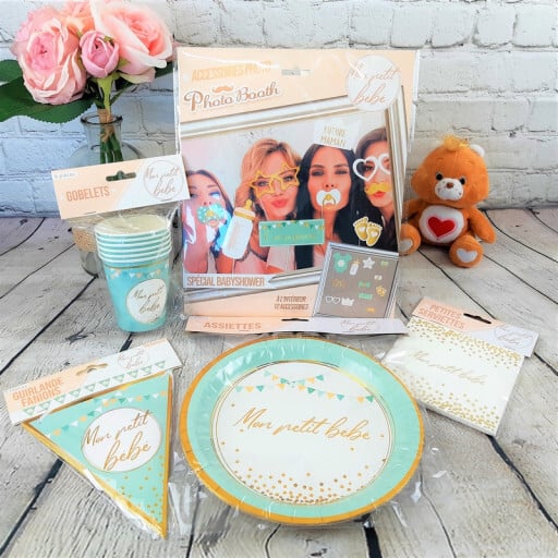 Kit Baby Shower Garçon - Idée cadeau naissance