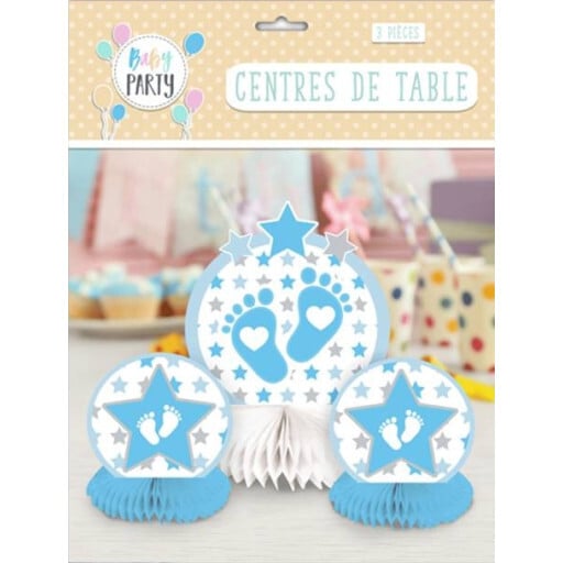 Centres de table Baby Shower Garçon