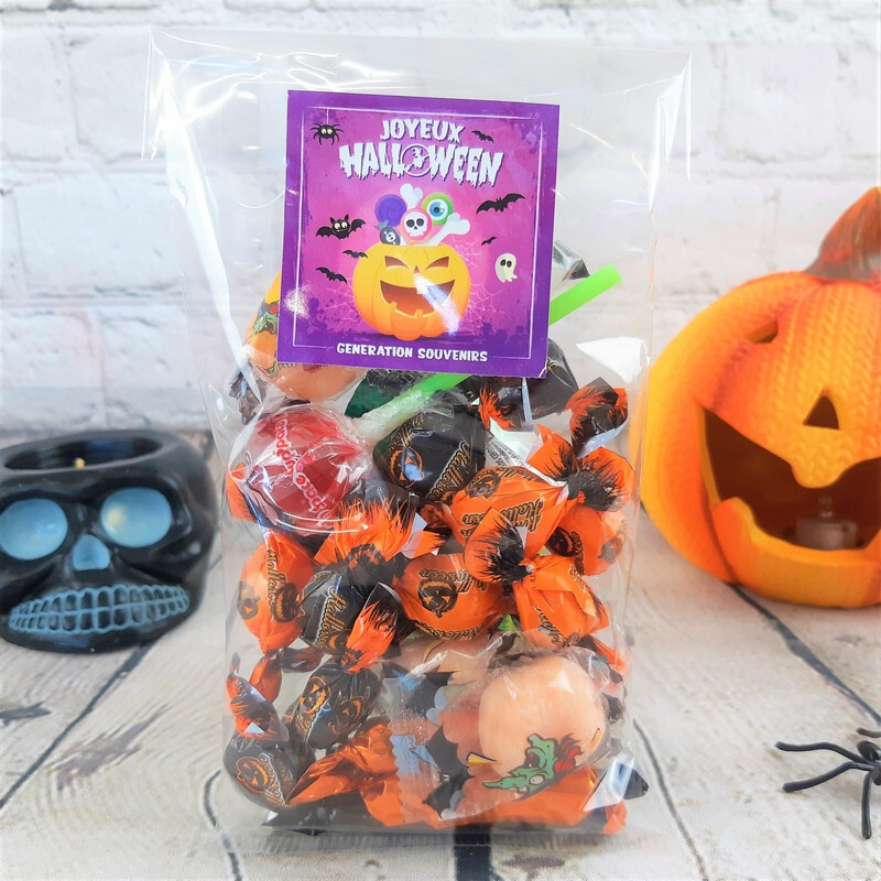 Sachet de sucreries Halloween - Halal