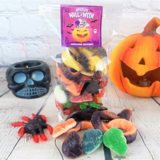 Sachet de bonbons Halloween