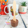 Cuillère chocolat chaud de Noël