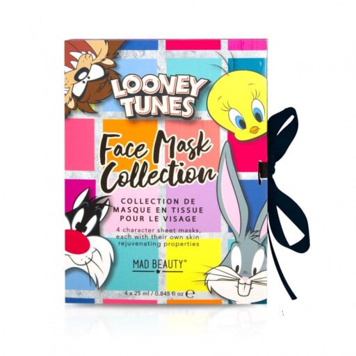 Coffret de 4 masques en tissu Looney Tunes