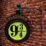 Horloge Quai 9 ¾ -  Harry Potter - Phosphorescent
