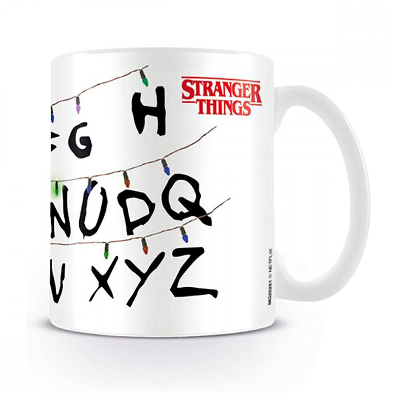 Mug Collector Stranger Things - Design Noir Et Rouge - Par Pyramid International 2024