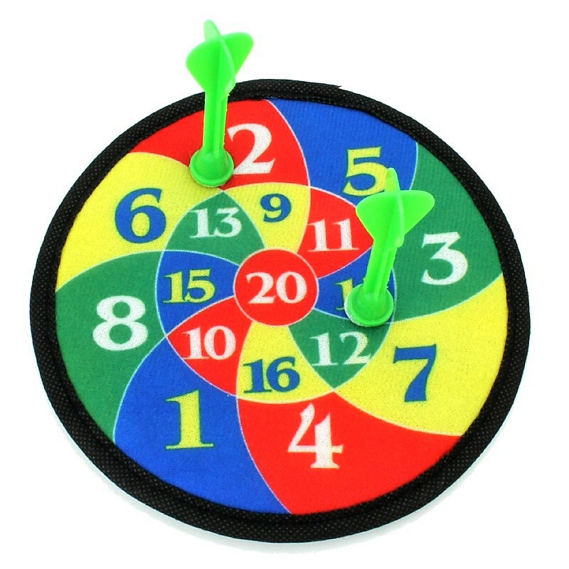 Jeu de flèches - Cible sécurité en tissu et scratch