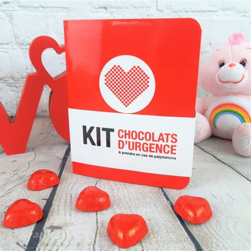 Coffret gourmand - Kit de chocolats d'urgence - Saint Valentin