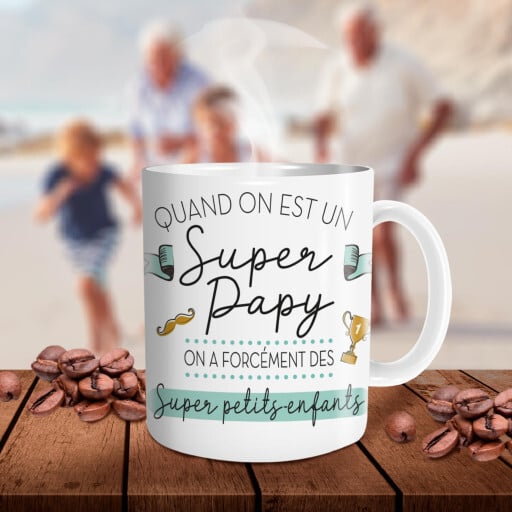 Mug - Super Papy - Super petits enfants