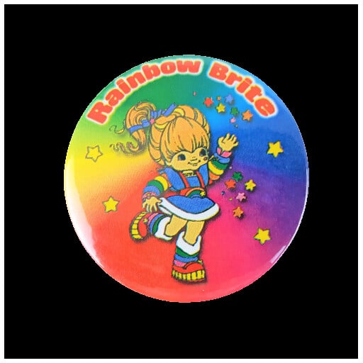 Badge Rainbow Brite - Blondine