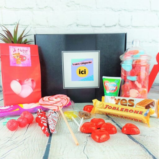Coffret cadeau gourmand - Mon Amour