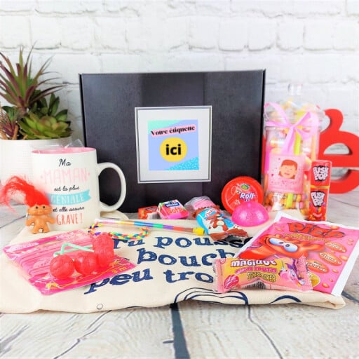 Coffret cadeau vintage pour Maman - Fête des Mères - Personnalisé