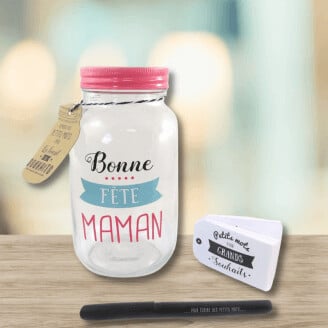 Bocal à souhaits - Bonne fête Maman - Cadeau Maman