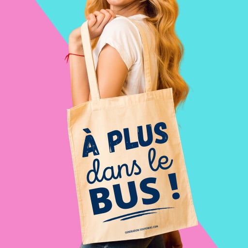 Sac cabas - A plus dans le bus
